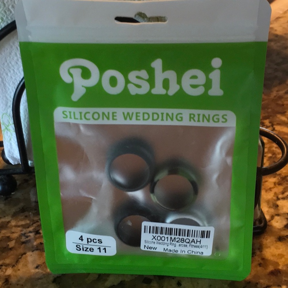 Poshei Silicone Wedding Rings
